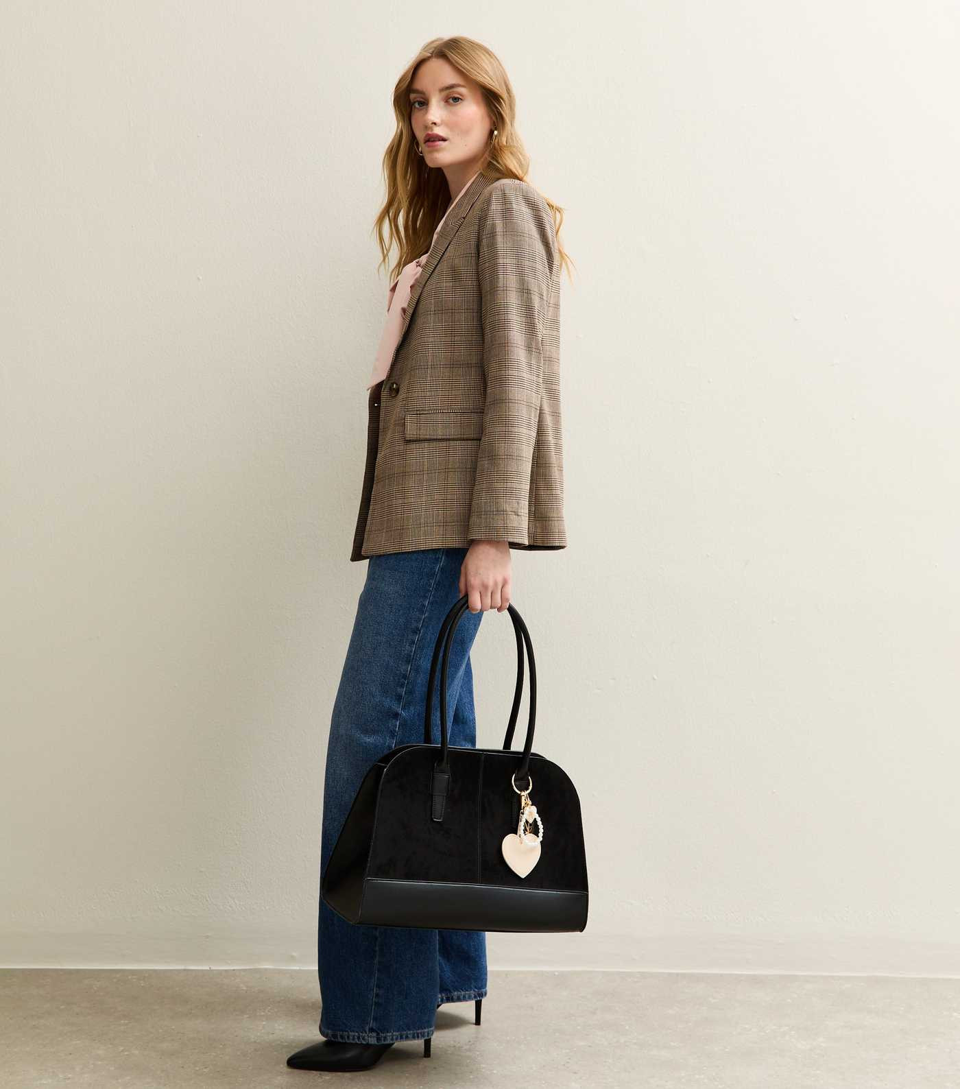 Brown Checked Single Breasted Blazer | New Look | New Look (UK)