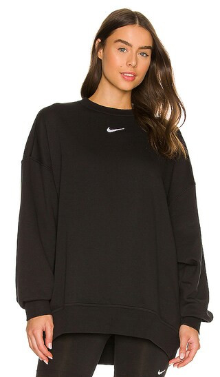 NSW Essential Fleece Crew in Black | Revolve Clothing (Global)