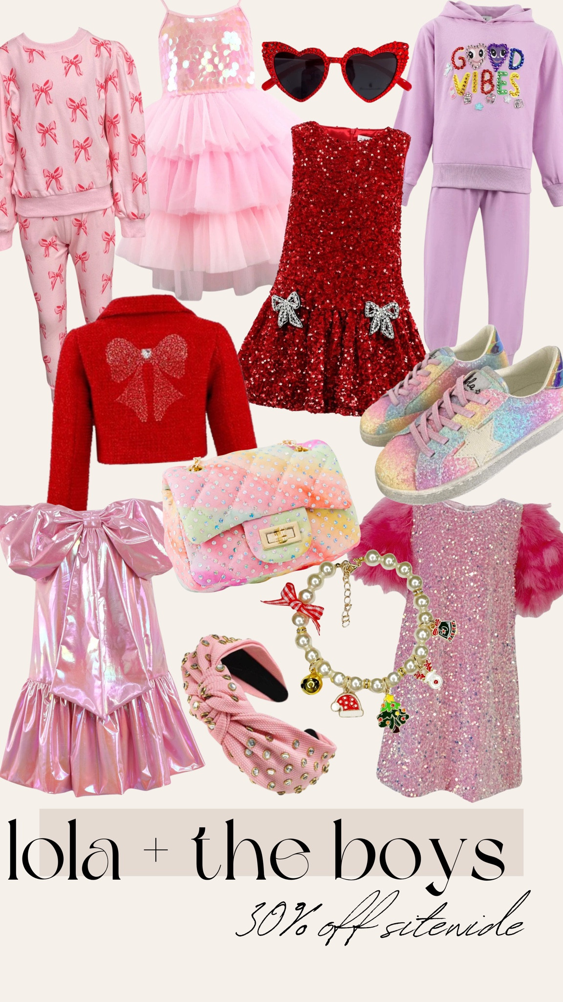 Lola + The boys 30% off site wide sale, no code needed! I got B this  red bow dress for the holidays and it’s so cute!! These little accessories would make the perfect gift for the holidays!

Little girls holiday sale, holiday outfits, toddler girl dress, holiday dresses, toddler girl accessories 

#LTKSeasonal #LTKHoliday #LTKSaleAlert