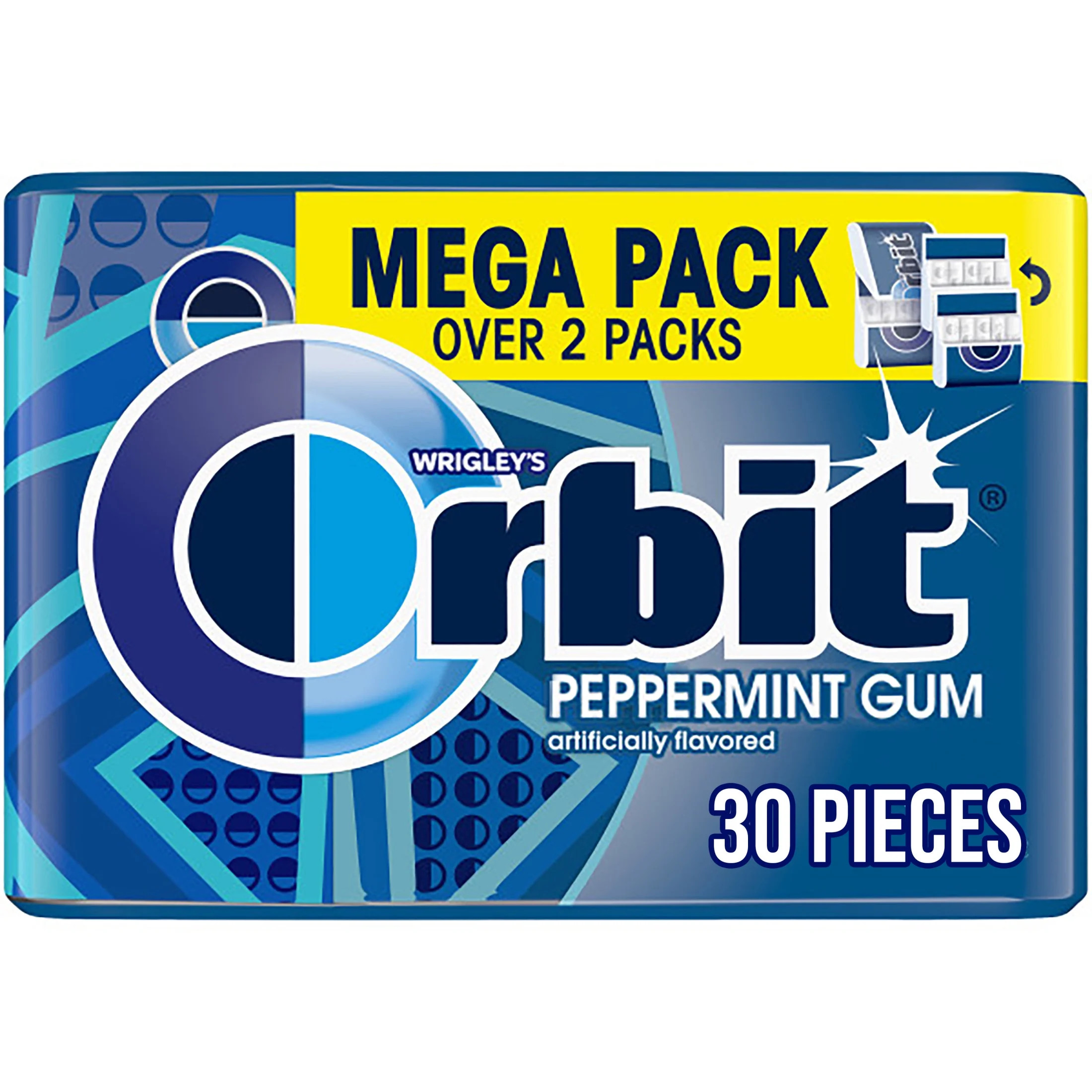 Orbit Gum Peppermint Sugar Free Chewing Gum - 30 Piece | Walmart (US)