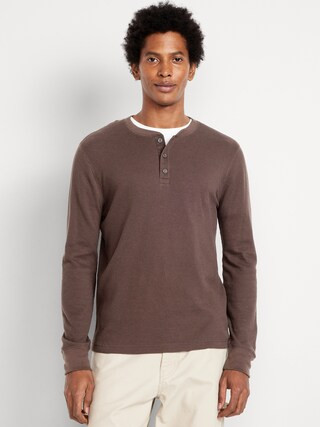 Waffle Henley T-Shirt | Old Navy (US)