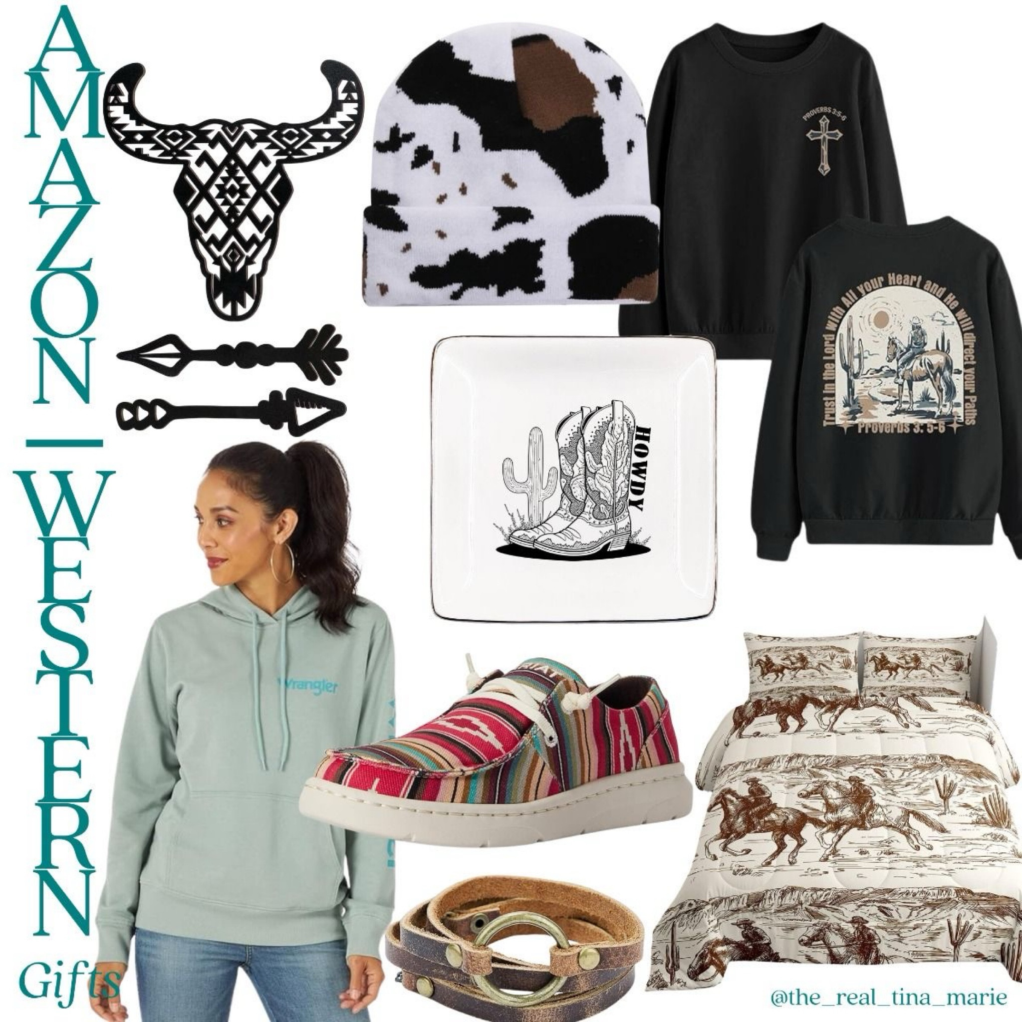 Western gifts and fashion that work for a wide range of ages. Perfect for the country girls in your life. I absolutely love this beanie and the jewelry tray. So cute! 

#LTKGiftGuide #LTKShoeCrush #LTKHoliday