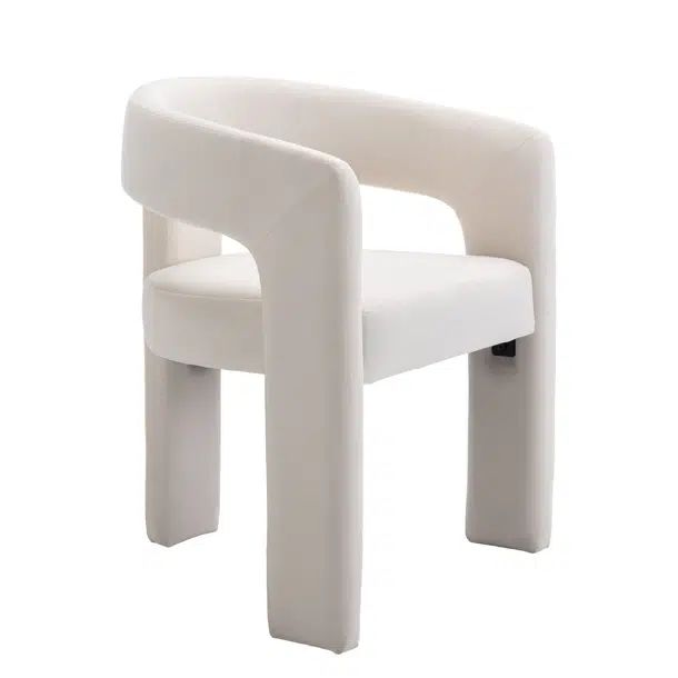 Dalpat Velvet Solid Back Arm Chair | Wayfair North America