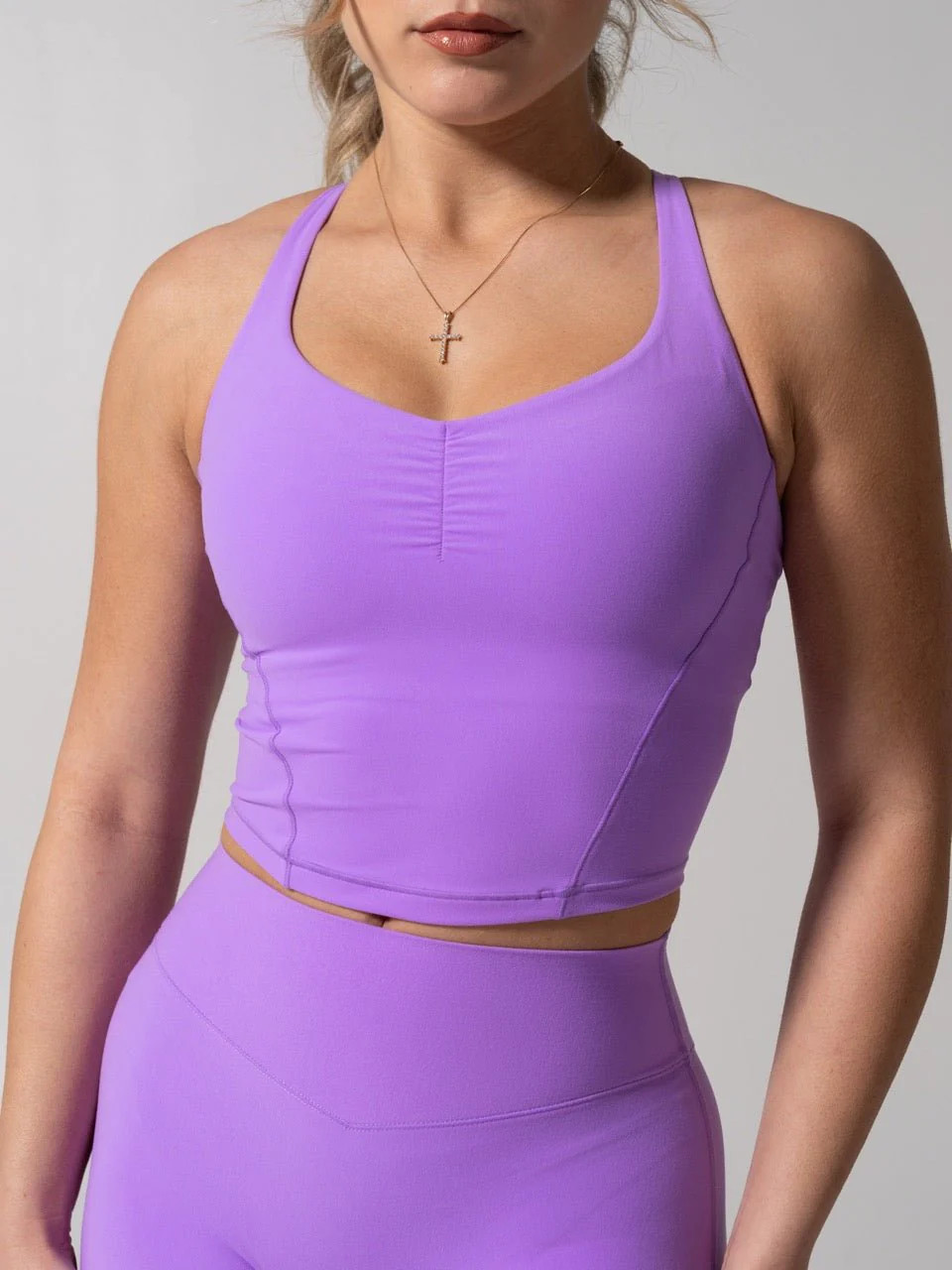 Poshknit Waist Tank - Taffy Purple | Buffbunny Collection
