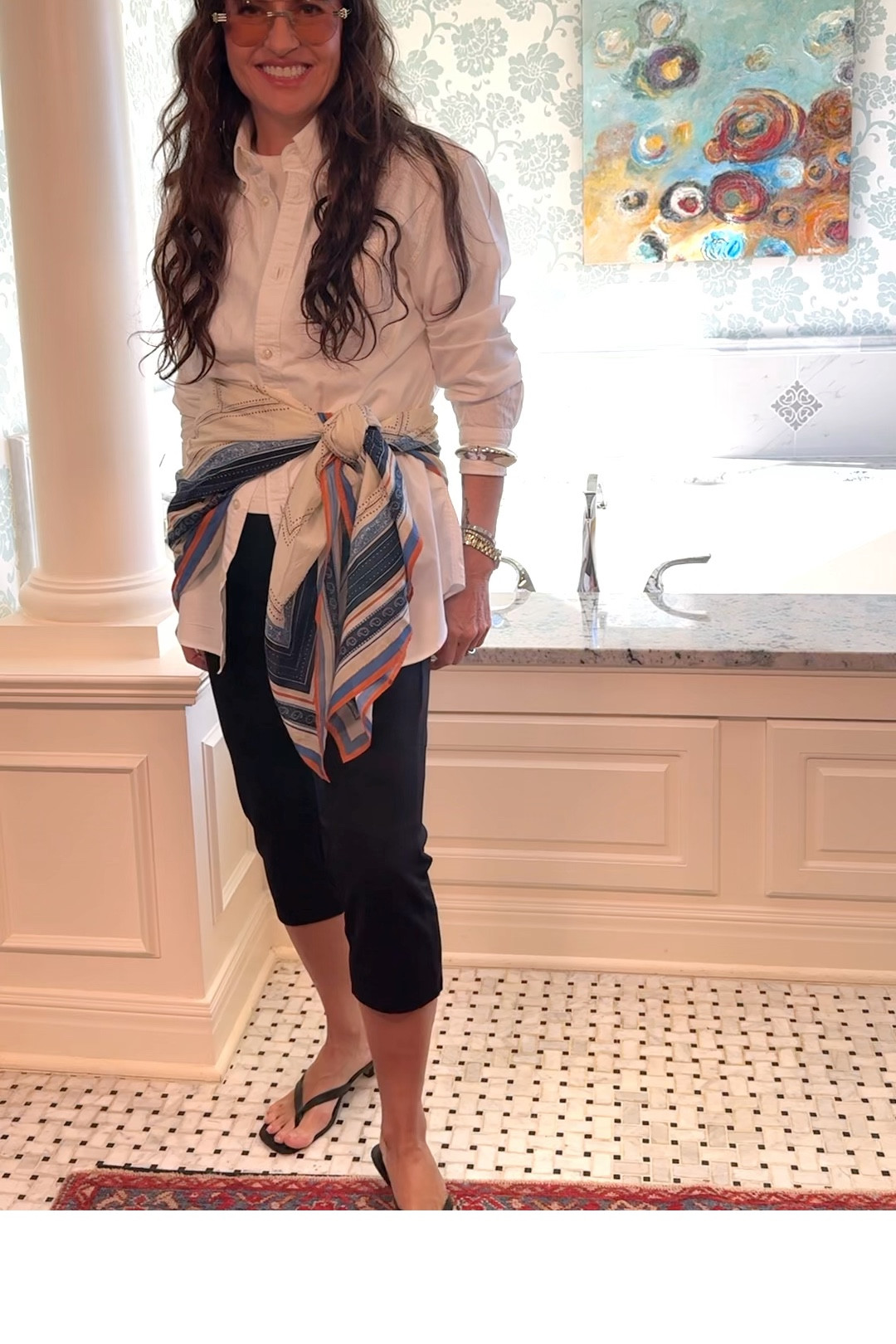 Capri pants over 40? YES you can! 

#LTKOver40 #LTKootd