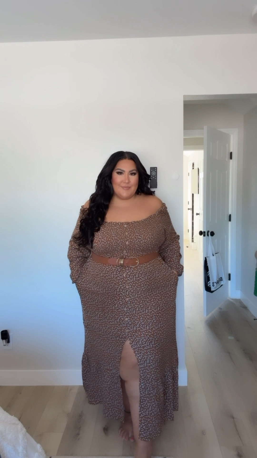 Obsessed with this dress!! 🤎🥰 

#LTKFindsUnder50 #LTKPlusSize #LTKSaleAlert