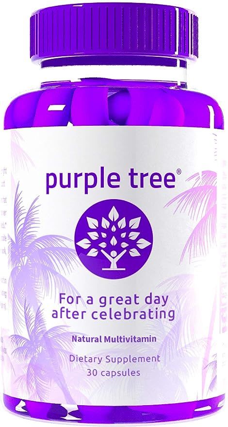purple tree Post-Celebration Wellness Vitamins | Liver Support, Rapid Hydration, Body Replenisher... | Amazon (US)