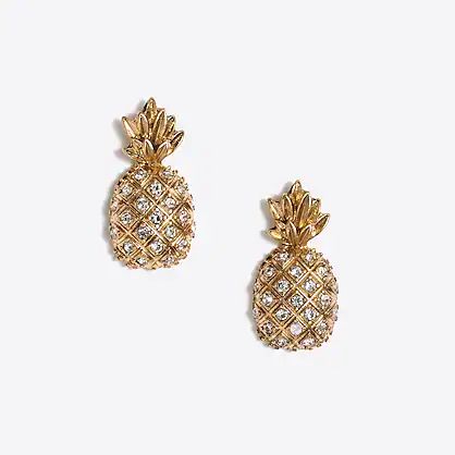 Pineapple earrings | J.Crew Factory