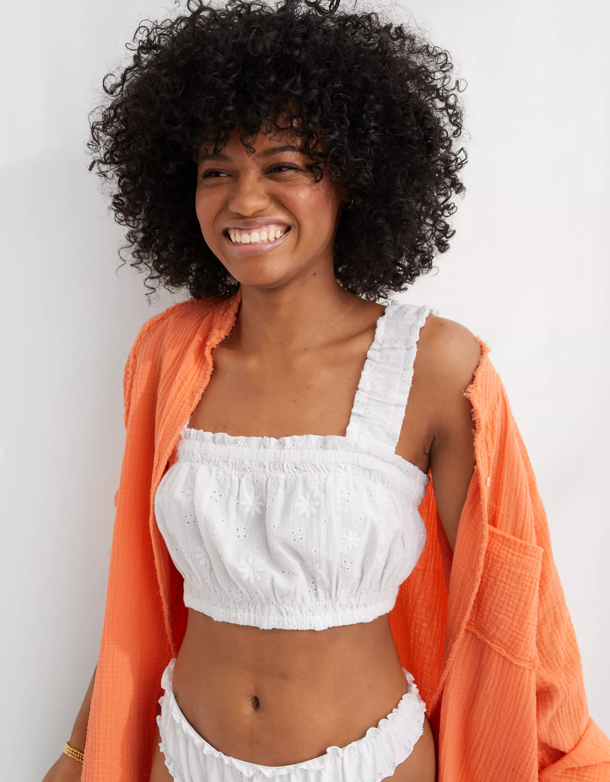 Aerie Woven Cropped Tank Top | American Eagle Outfitters (US & CA)