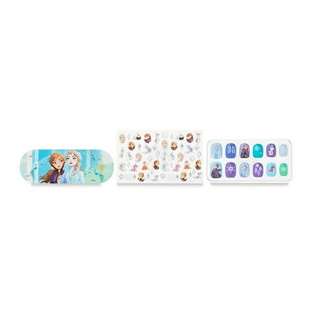 Disney Frozen 66 Piece Nail Set with Press-On Nails Nail Stickers and Nail File | Walmart (US)