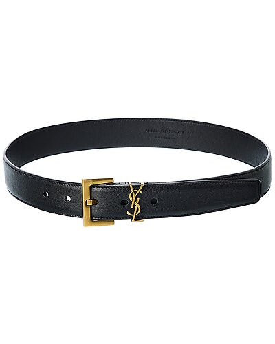Monogram Leather Belt | Gilt & Gilt City