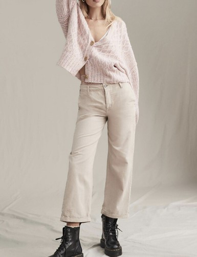 Free People Relaxed Boyfriend Chino Pants Pastel Pink Size 27 | eBay US