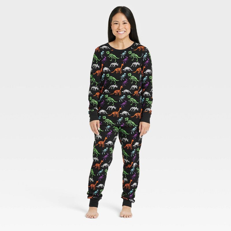 Women&#39;s Halloween Dino Skeletons Matching Family Pajama Set - Hyde &#38; EEK! Boutique&#8482;... | Target