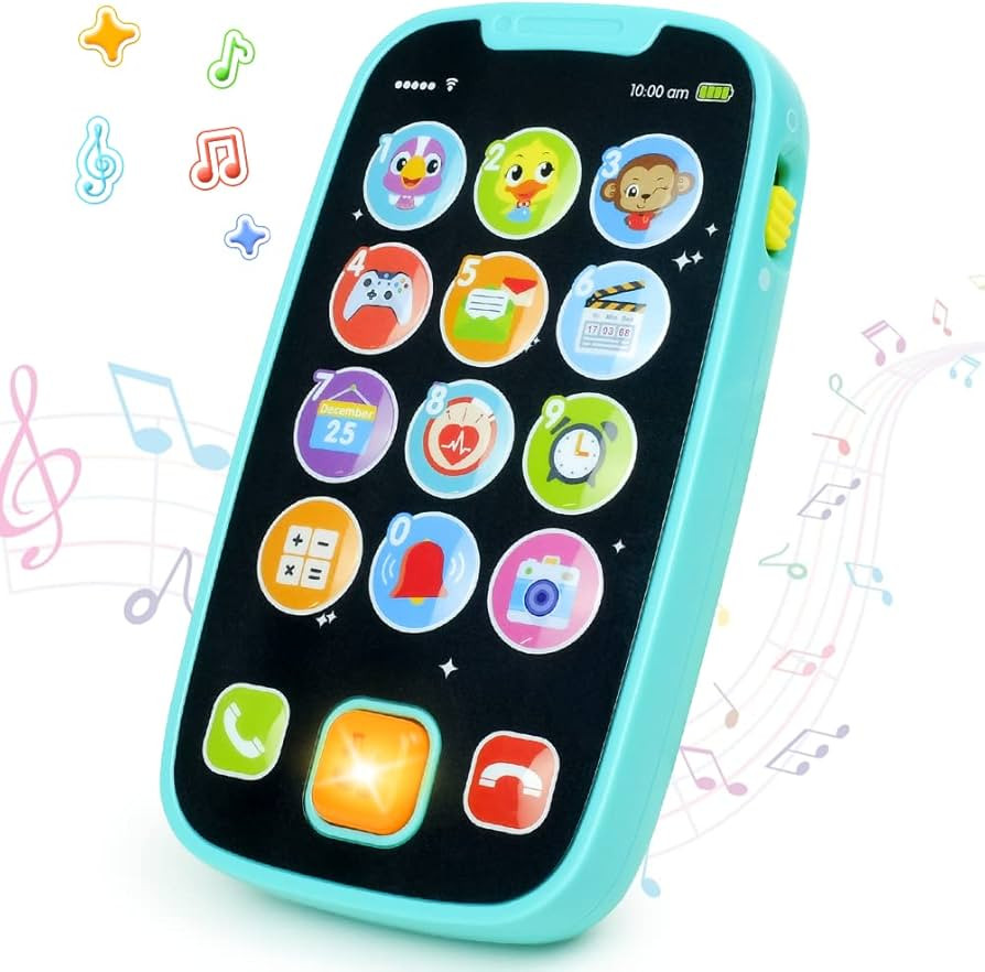 VodeDrge Baby Toy 6 to 12 Months, Cell Phone Toys for 1 2 Year Old Boy & Girl, Musical Toy for To... | Amazon (US)