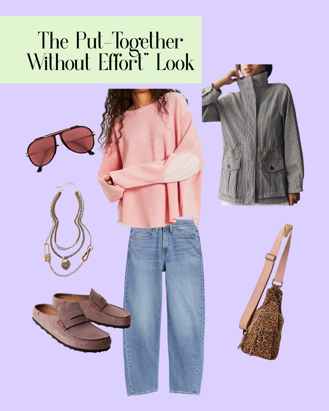 This easy mom outfit mixes relaxed denim, a lightweight sweater, a utility jacket, comfy loafers, and everyday accessories for that casual chic look. 

Perfect for busy moms, postpartum style, errands, coffee runs, and women who want comfortable spring outfits that still feel stylish. 

#LTKStyleTip #LTKFinds #momstyle #casualchic #springoutfit #everydaystyle #postpartumstyle

#LTKMothersDay #LTKdayinmylife #LTKootd