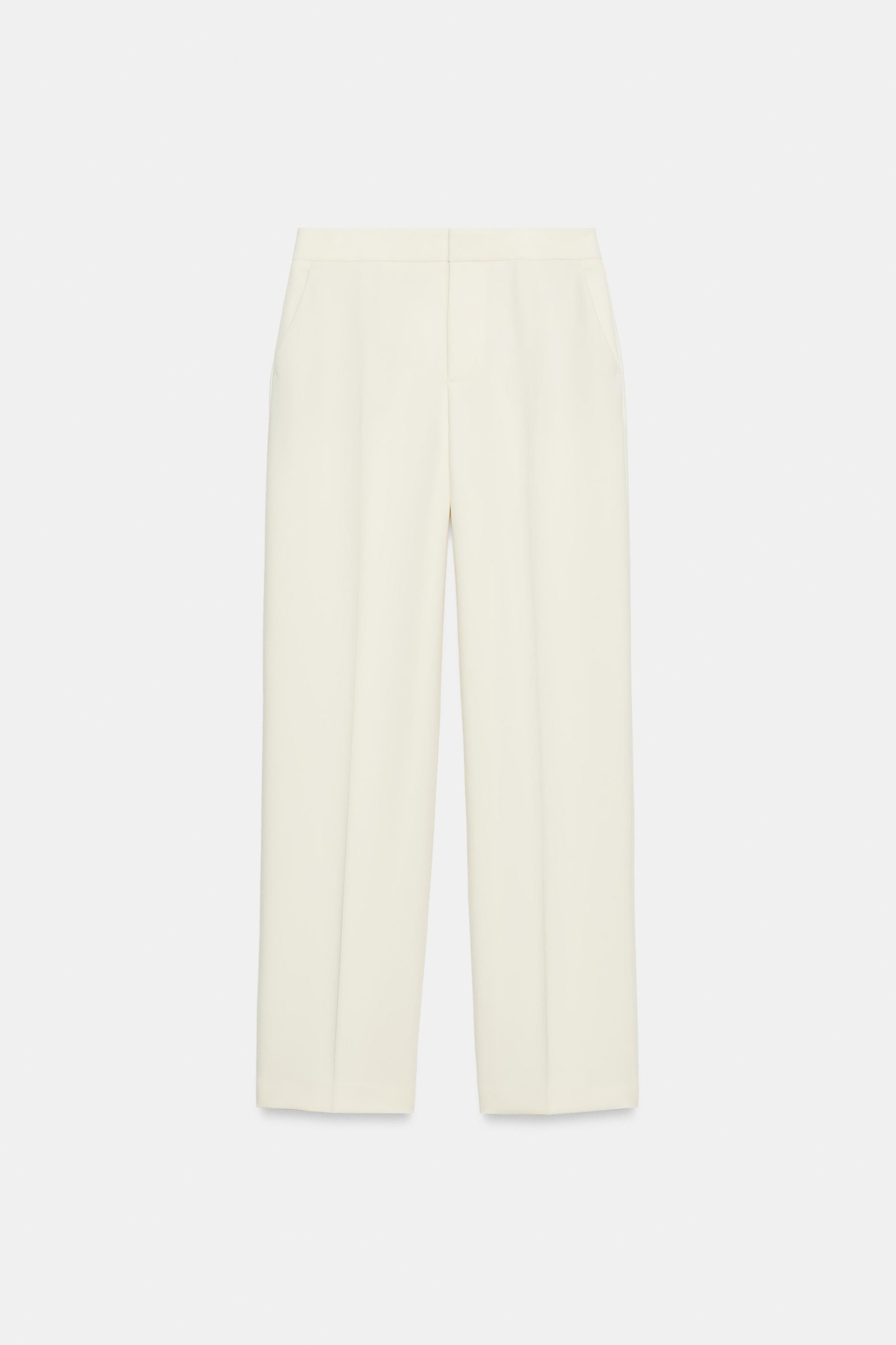 HIGH-WAIST STRAIGHT-LEG TROUSERS | Zara UK