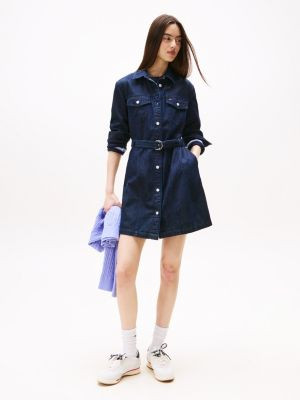 Tommy Jeans Belted Denim Shirtdress | Tommy Hilfiger | Tommy Hilfiger (US)