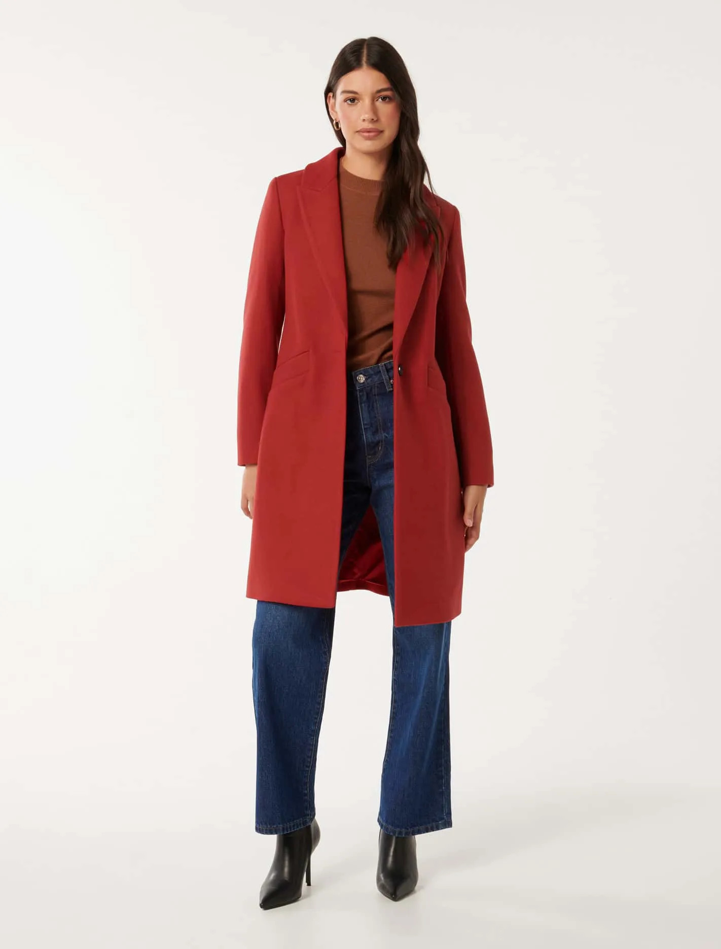 Bonnie Longline Coatigan | Forever New (AU)