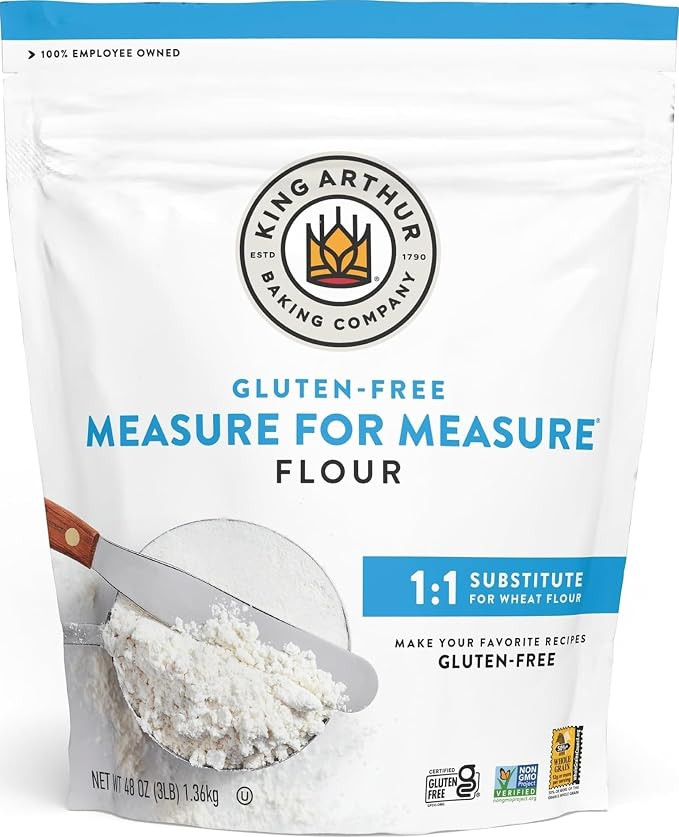 King Arthur Measure for Measure Gluten-Free Flour: All-Purpose 1:1 Substitute for Wheat Flour, No... | Amazon (US)