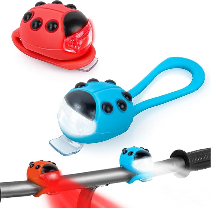 2 Pack Kid Bike Light, for Kids Scooter, Waterproof with 3 Light Modes for Kids Scooter or Bycycl... | Amazon (US)