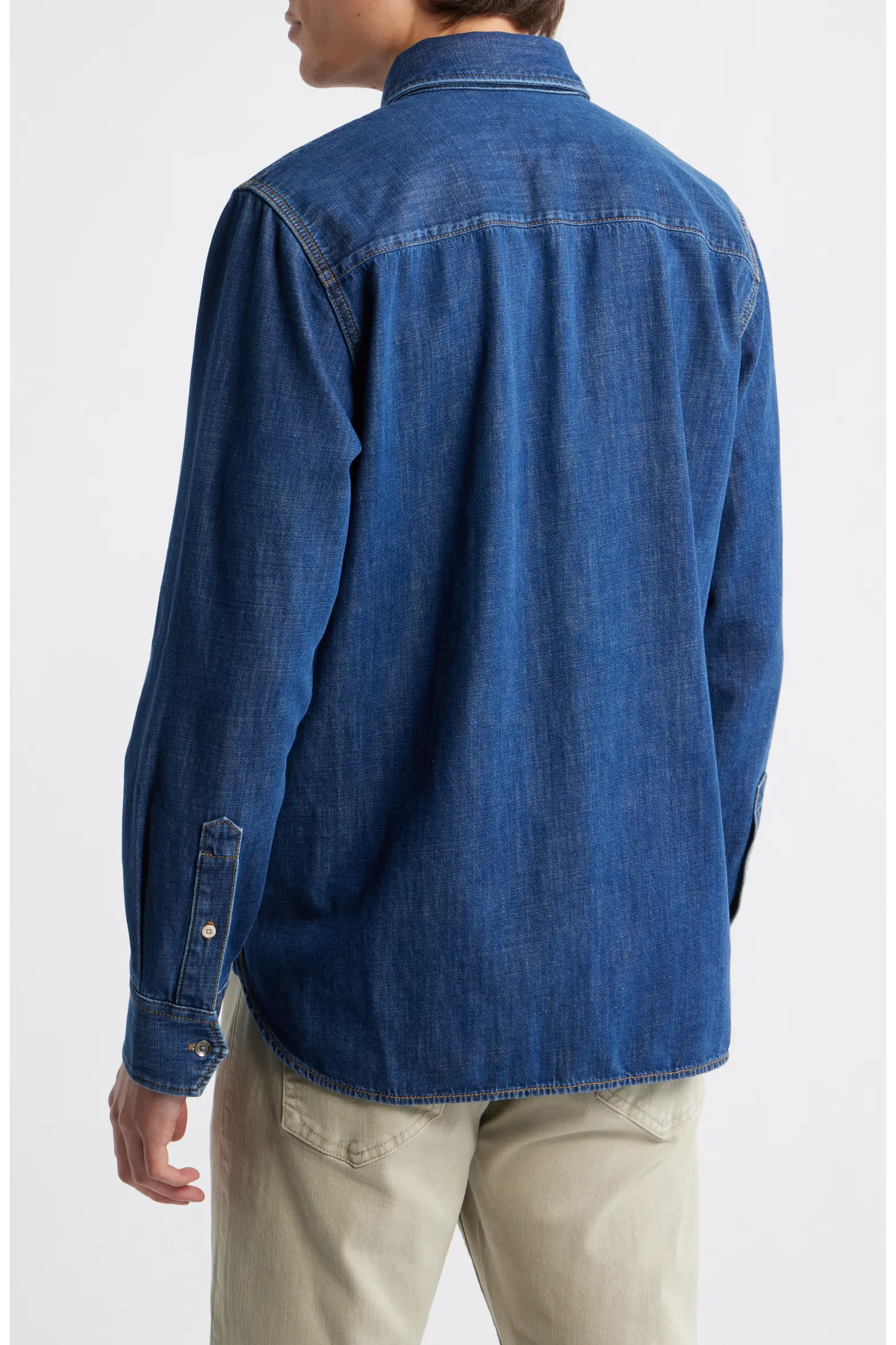 rag & bone Infuse Denim Button-Up Shirt (Men) | Nordstrom | Nordstrom