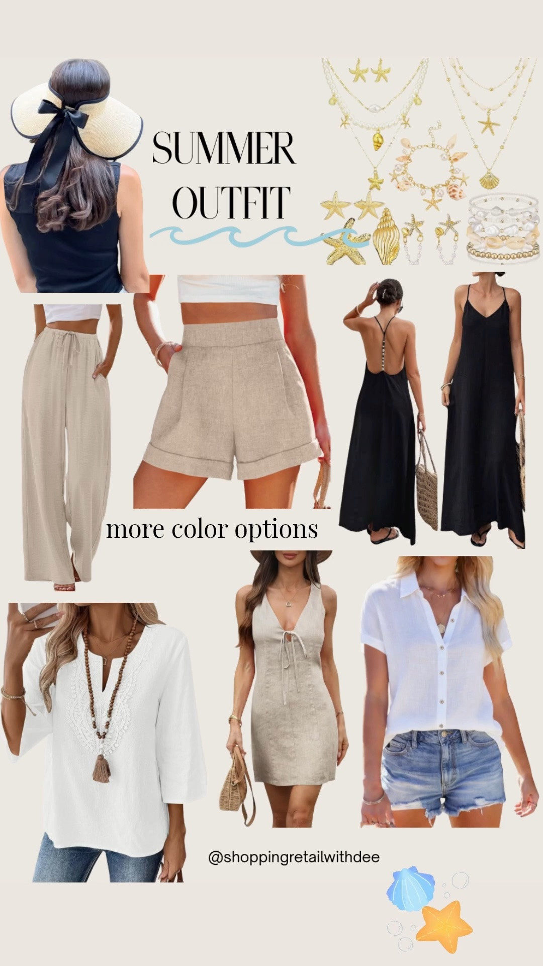 Effortless summer style starts with breathable linen ✨ Neutral flowy linen pants, linen shorts, lightweight tops, and chic accessories that make getting dressed easy all season long ☀️🤍 These elevated basics are perfect for vacation, brunch, errands, and everyday summer outfits. #LTKStyle #LTKSummer #linenstyle #summeroutfits #linenpants #neutralstyle #capsulewardrobe #vacationoutfits #summerfashion #womenstyle #minimalstyle #effortlessstyle #resortwear #summerlooks #everydaystyle