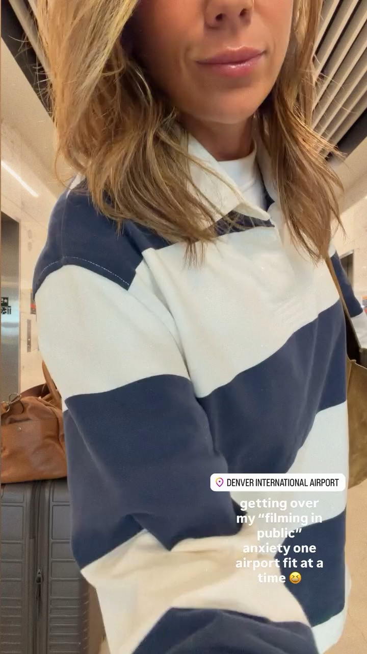getting over my “filming in public” anxiety one airport fit at a time 😆