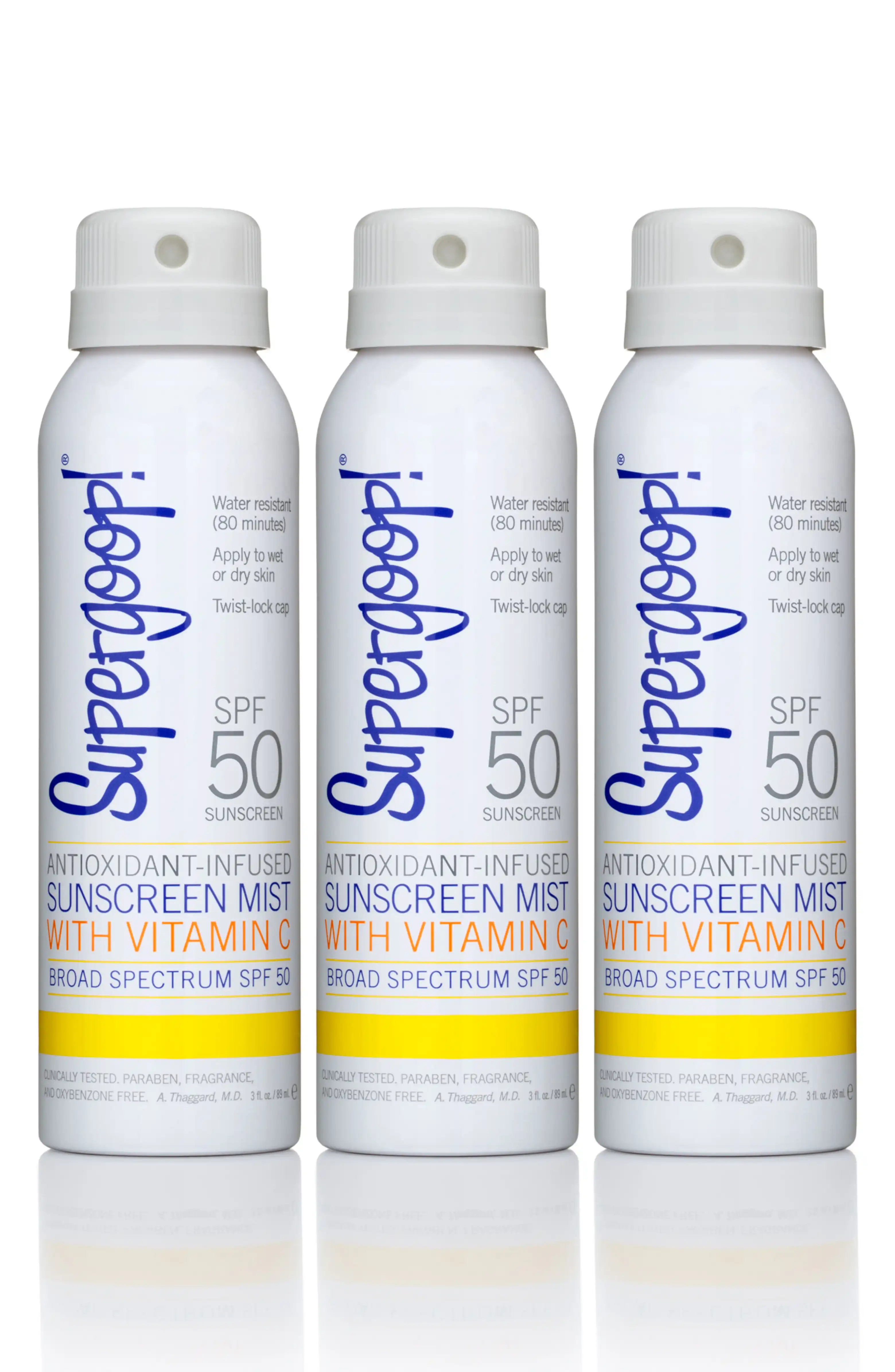 SPF 50 Antioxidant Infused Sunscreen Mist Trio | Nordstrom