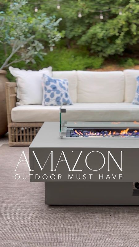 Love this Amazon outdoor fire table that won’t break the bank 🙌🏼 It gives our outdoor patio amazing ambiance 🔥 This is the 48” with the added 35.5” wind guard which I recommend getting! Our other outdoor decor and furniture is linked for you and it’s ON SALE! Quality is amazing!

#LTKsalealert #LTKhome #LTKSeasonal