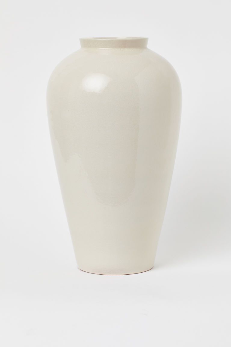 H & M - Large Terracotta Vase - White | H&M (US + CA)