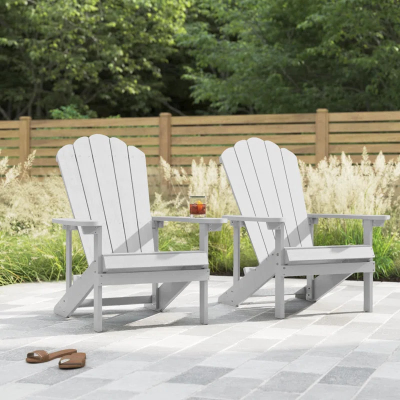 Wesley Outdoor Adirondack Chair (Set of 2) | Wayfair North America
