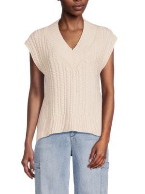 Cable Knit Sweater Vest | Saks Fifth Avenue OFF 5TH