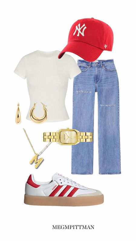 Red adidas sambas outfit inspo! 

Spring outfits 
Shoe crush 
Summer outfits 
Denim 
Skims 
Sneakers 

#LTKstyletip #LTKshoecrush #LTKSeasonal