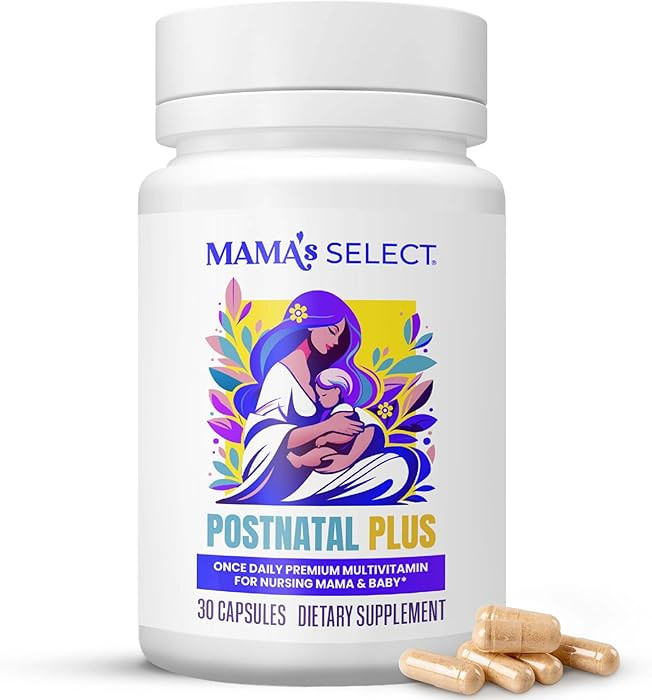 Mama's Select Postnatal Vitamins \u2013 Boosts Hair Recovery, Milk Supply, & Wellness \u2013 Alle... | Amazon (US)