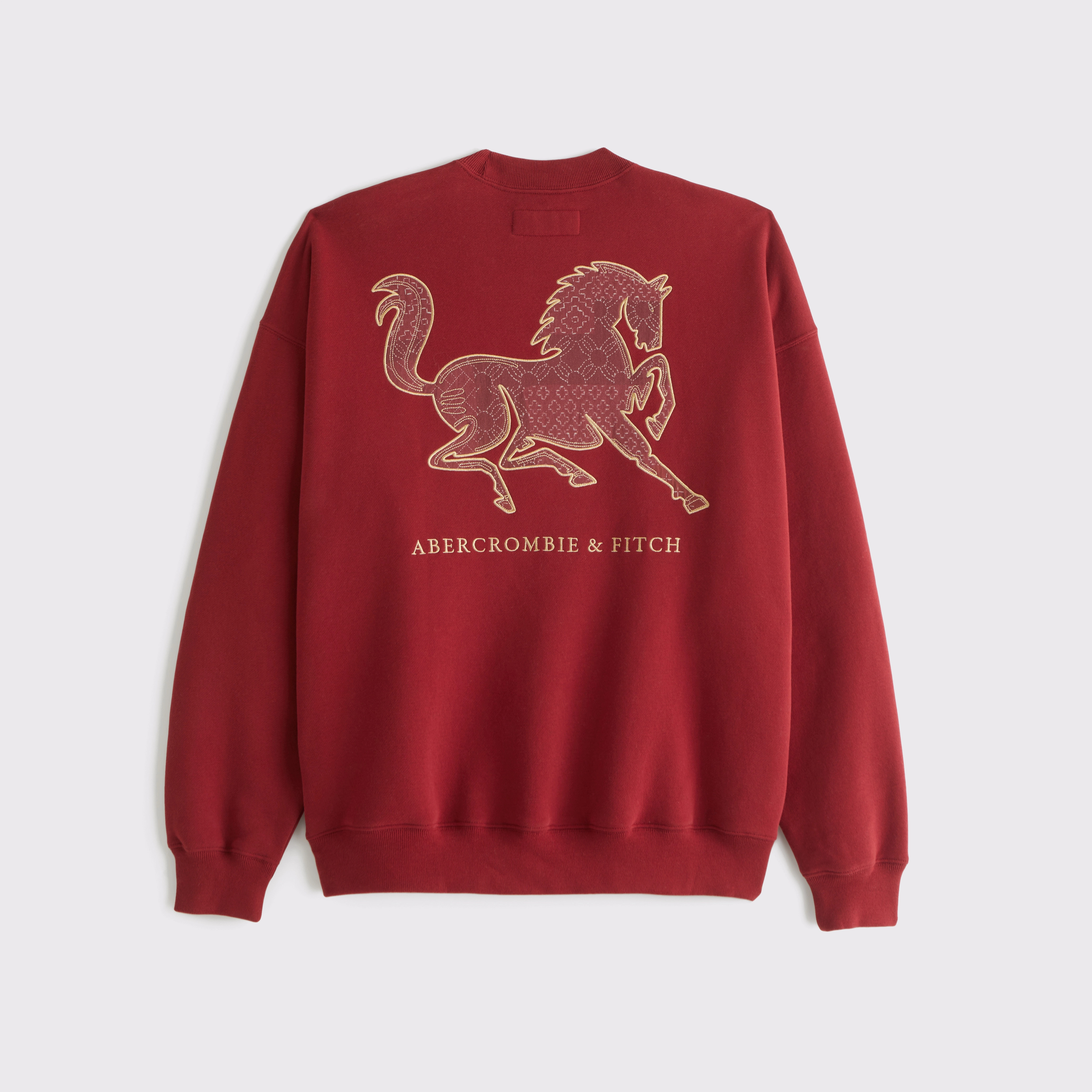 Lunar New Year Logo Crew Sweatshirt | Abercrombie & Fitch (US)