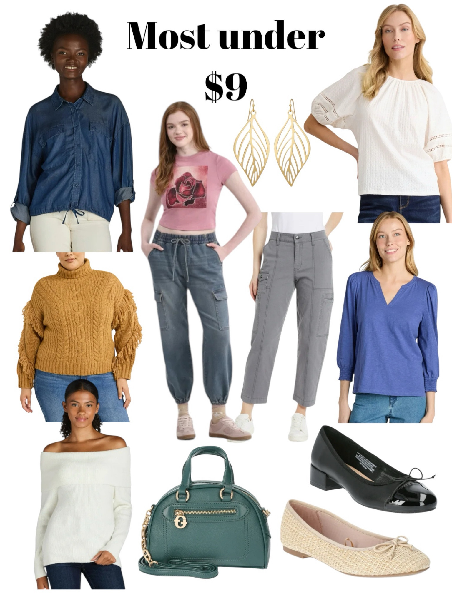 Walmart sale on cute tops and pants. Mostly under $9.00
#walmartfashion
#walmartsale

#LTKsalealert #LTKfindsunder50 #LTKstyletip