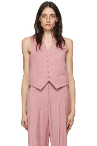 Pink Geslo Vest | SSENSE