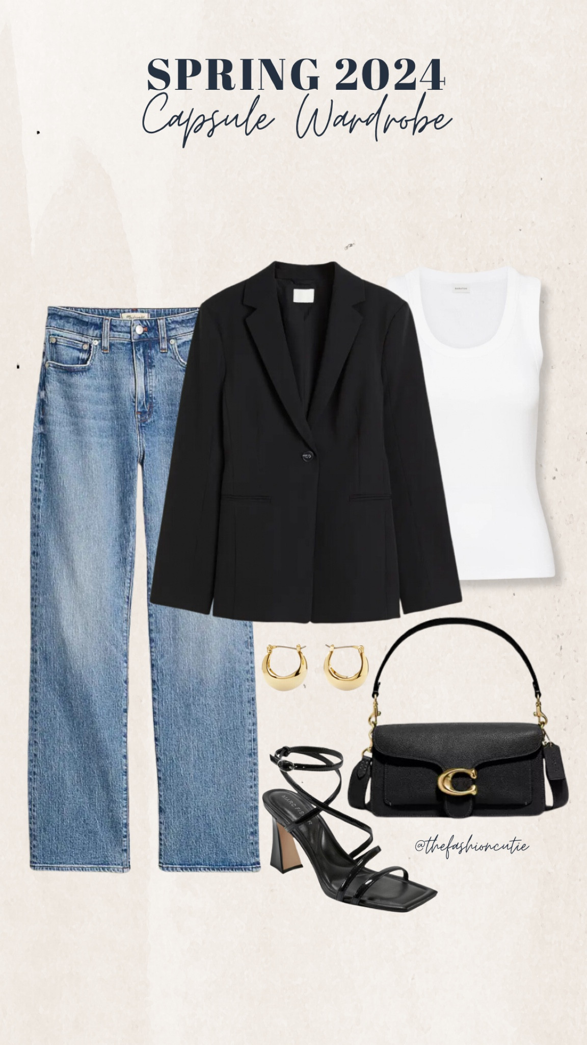 Spring Capsule Wardrobe outfit combination.

#LTKfindsunder100 #LTKSeasonal #LTKstyletip