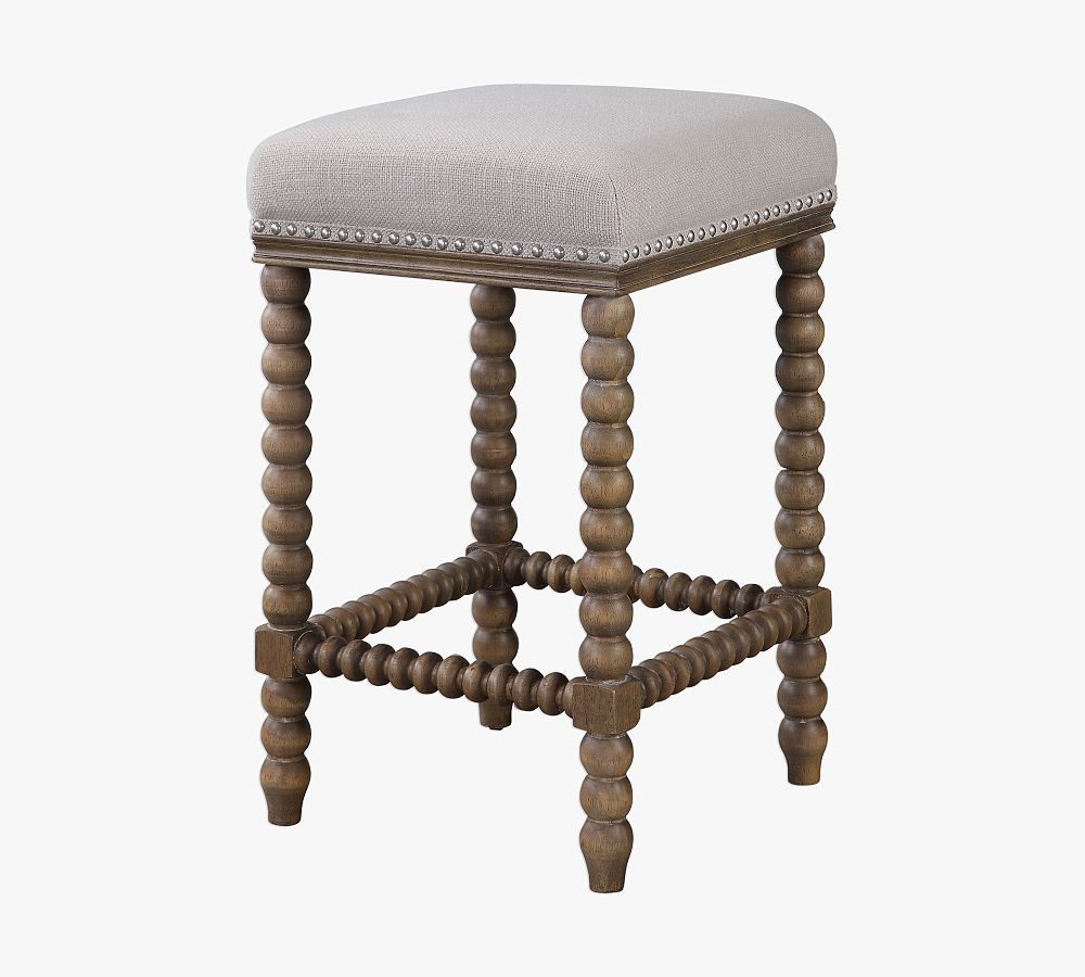 Bryce Upholstered Counter Stool | Pottery Barn (US)