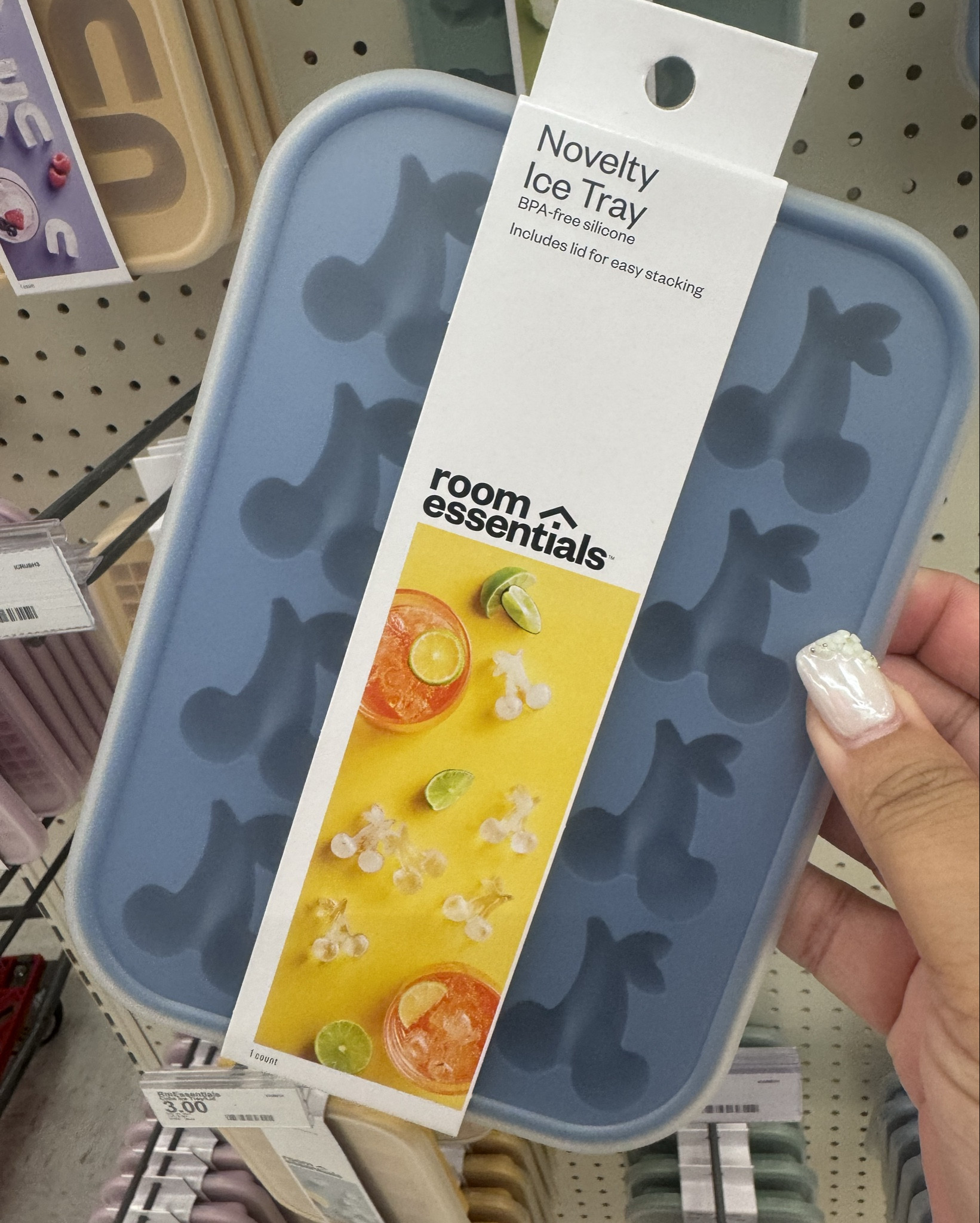 $3!!!! THREE DOLLARS for the cutest ice
cube tray 💋💕 Run to Target 🎯 

PRODUCT: Room Essentials silicone novelty ice tray with lid $3 

#LTKSummerSales #LTKFindsUnder50 #LTKHome