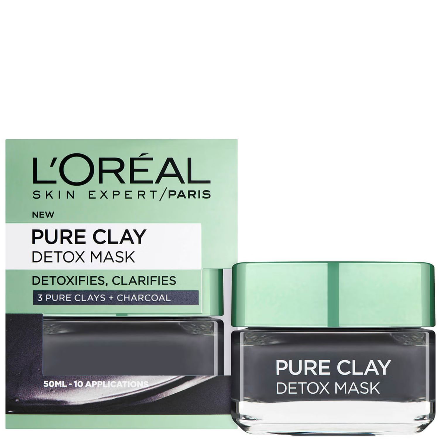 L'Oréal Paris Pure Clay Detox Face Mask 50ml | Look Fantastic (UK)