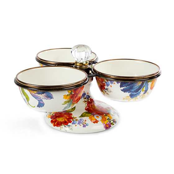 White Flower Market Triplicity | MacKenzie-Childs