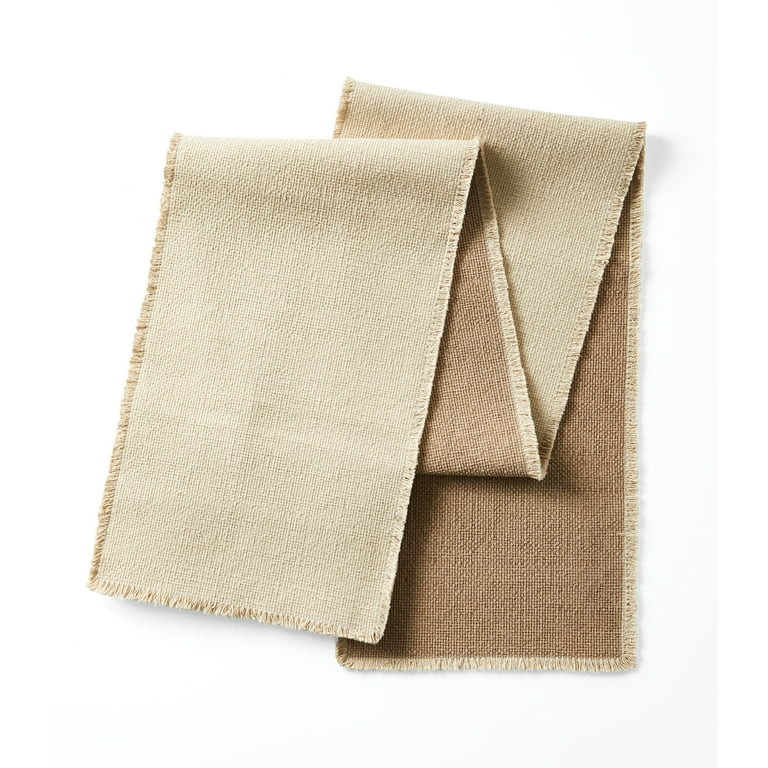 Better Homes & Gardens Fringe Cotton Rich 14" x 90" Table Runner, Camel | Walmart (US)
