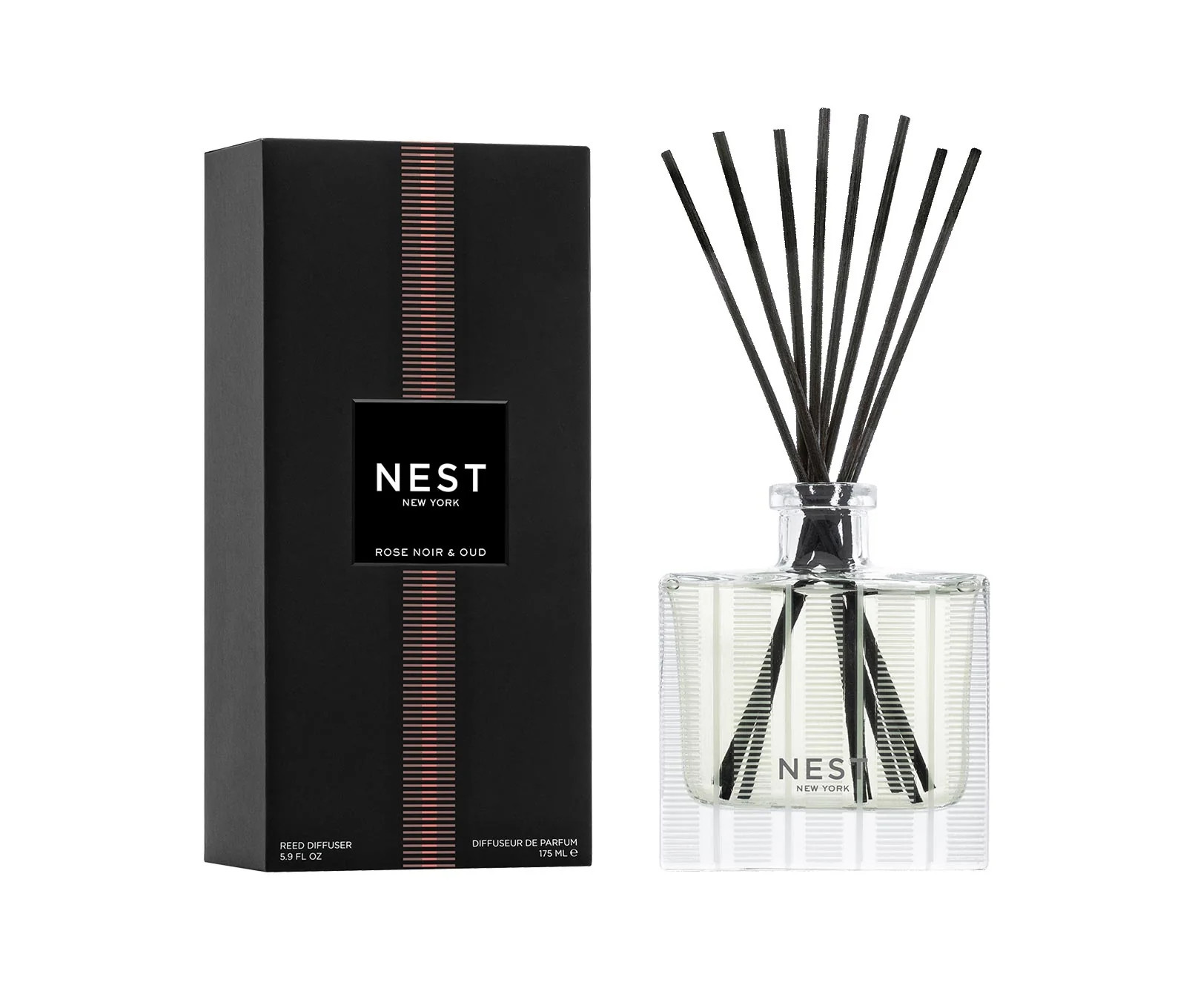 Rose Noir &amp; Oud Reed Diffuser | NEST Fragrances