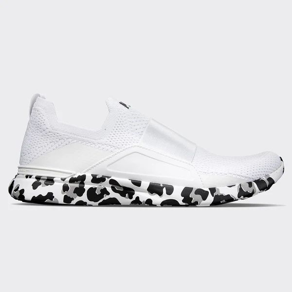 Women's TechLoom Bliss White / Black / Leopard | APL - Athletic Propulsion Labs