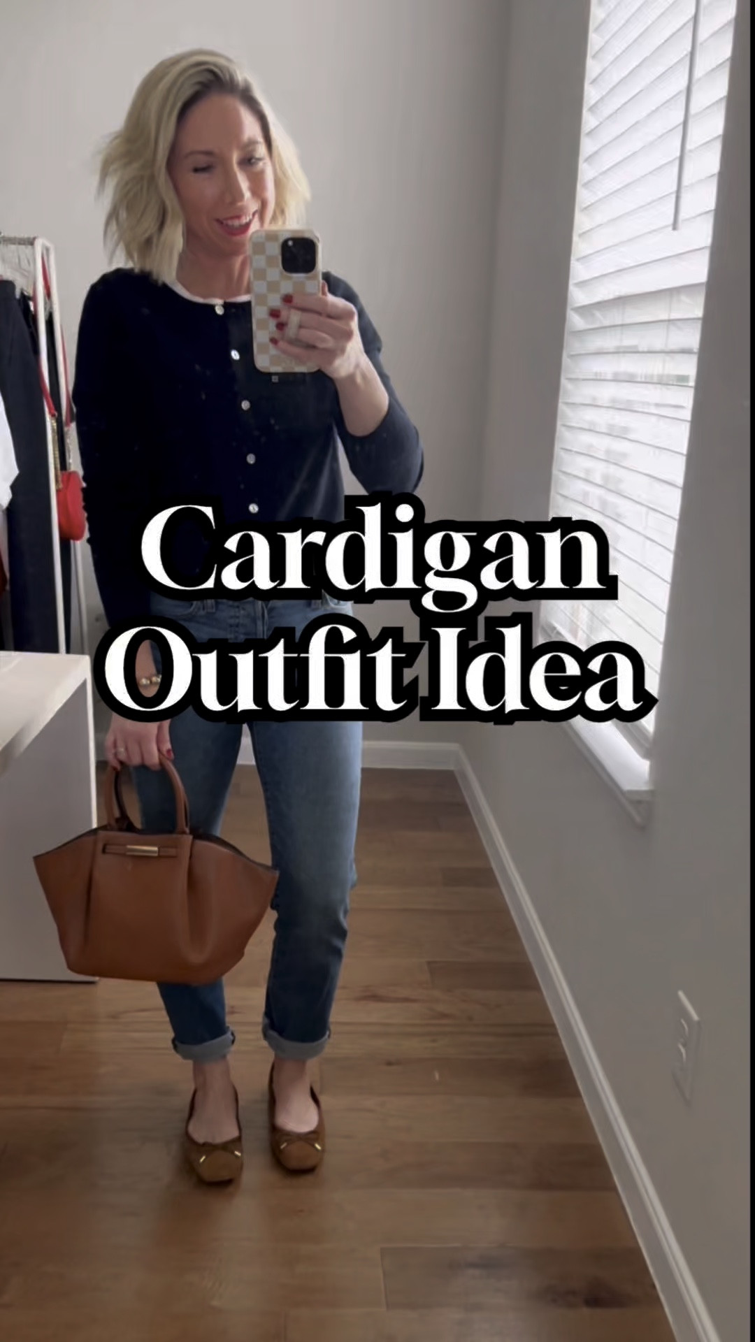 Fall Cashmere cardigan outfit idea 

Early Fall layering calls for items like tees and sweaters.  Cardigans are perfect for Fall and early Fall because they can easily be added or removed from your outfit.  

This black cashmere cardigan is the perfect weight and coziness to be added to a Fall outfit for cooler weather or draped over the shoulder until needed. 

Gold accent jewelry polish off this chic Fall look!  Also linking the brown flats, belt and purse I’m pairing with this outfit today! 

White tee: Levi’s size M (sized up one for looser fit)

Black cashmere cardigan: size small - true to size 

Jeans: Levi’s wedgie straight jeans size 26 - true to size 

Flats: true to size 





Fall outfit / cardigan / cashmere cardigan / jeans / Levi’s jeans / fall outfit ideas / jeans outfit / casual outfit / casual workwear / peepers /#ltkfindsunder50 #ltkshoecrush #ltkstyletip #ltkworkwear #ltkitbag / quince #ltkover40 #ltksalealert

#LTKFindsUnder100 #LTKVideo #LTKSeasonal