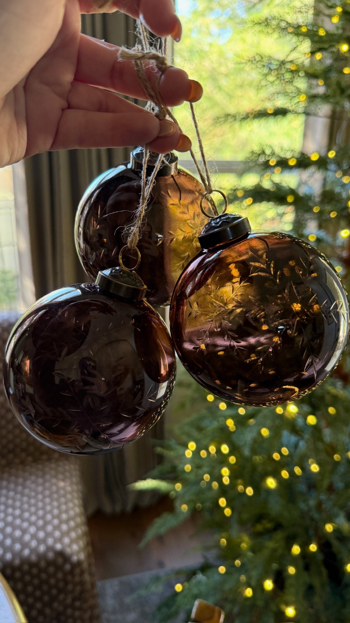 Beautiful Brown Glass Ornaments 

#WalmartPartner #walmartfinds #walmarthome #walmartdecor #walmartinspo #affordablehomedecor #homedecorfinds #neutralhomedecor #homeinspo #interiordecor earns commission (affiliate)

#LTKSeasonal #LTKHoliday #LTKHome