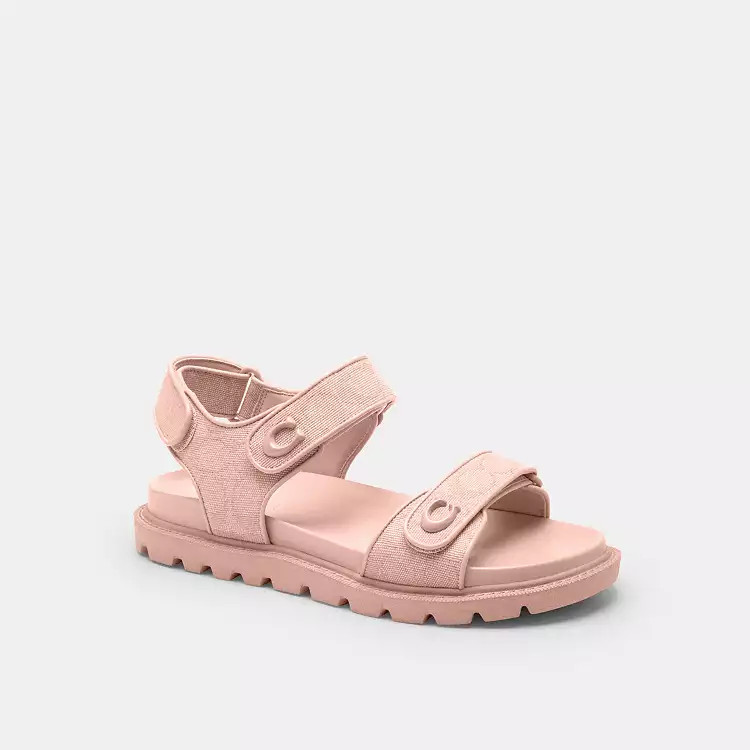 Brynn Sandal In Signature Canvas | Other Shoes | Coach | COACH\u00ae | Coach (US)