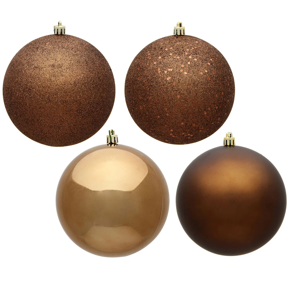 The Holiday Aisle® 32ct 4-Finish Shatterproof Christmas Ball Ornaments Assortment & Reviews | Wa... | Wayfair North America