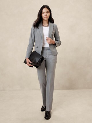 Stretch Twill Ryan Straight Pant | Banana Republic Factory